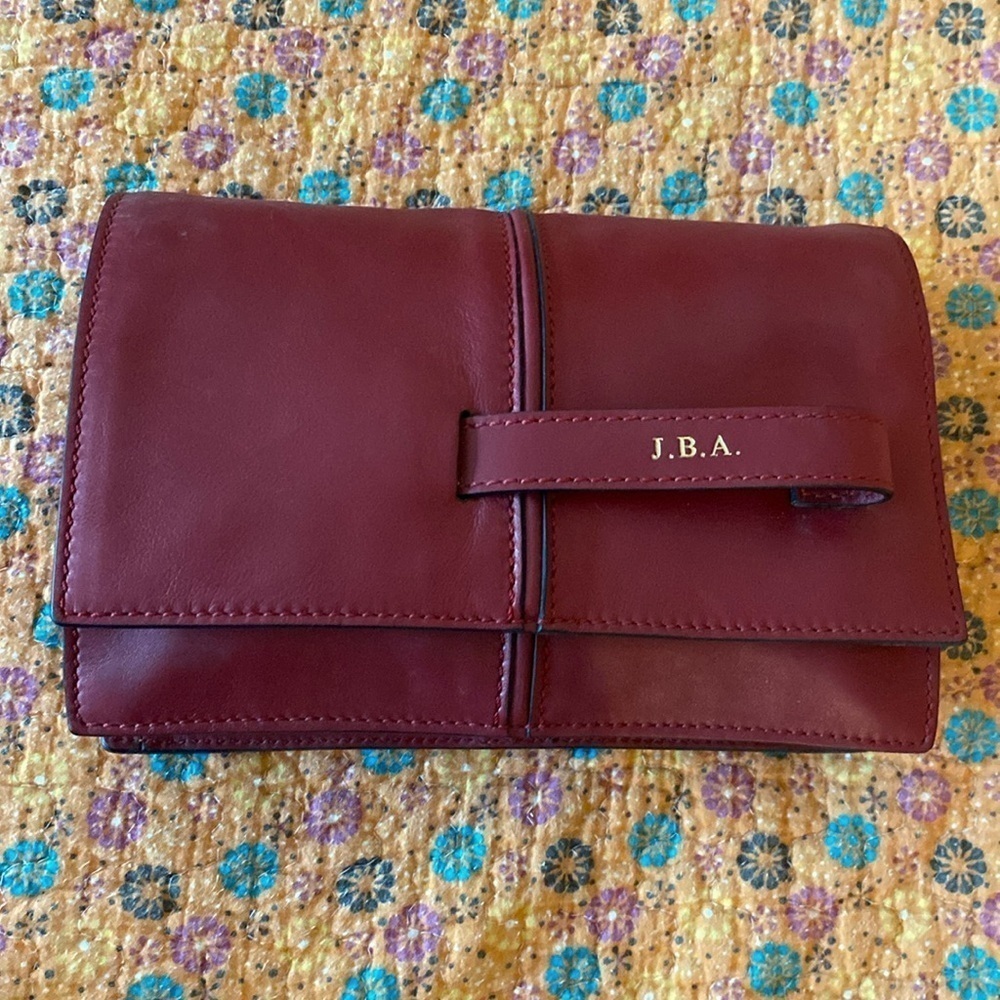 Valentino Garavani Women's Red 100% Leather Clutch Handbag Bag